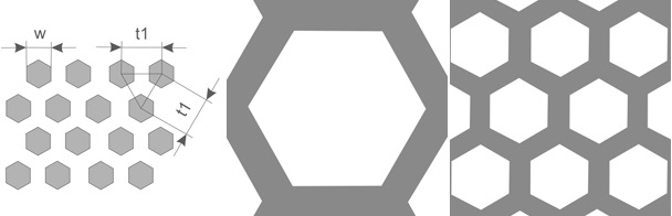 Гексагональная перфорация Гексагональная перфорация